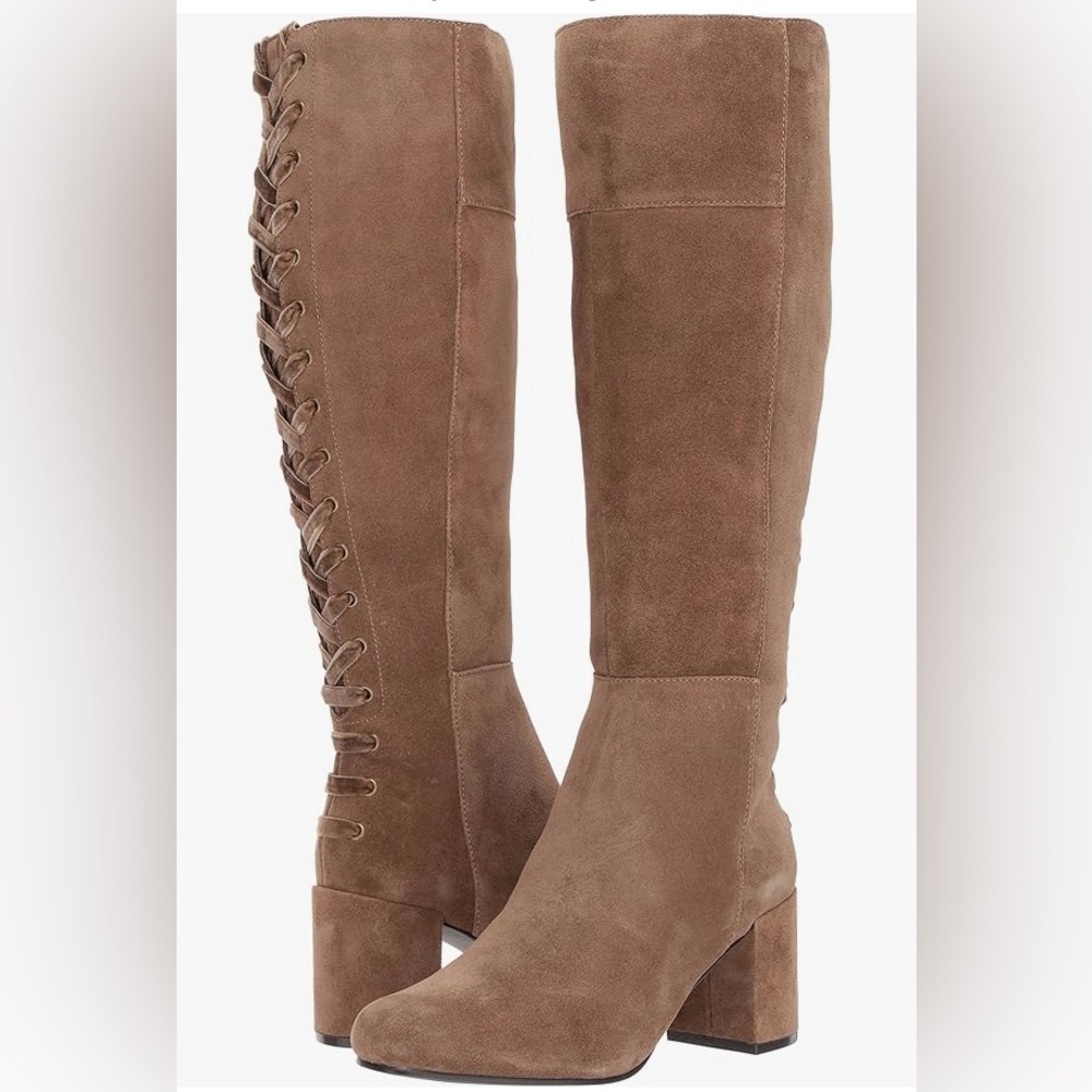 Very Volatile Suede Leather Lace Up Boots